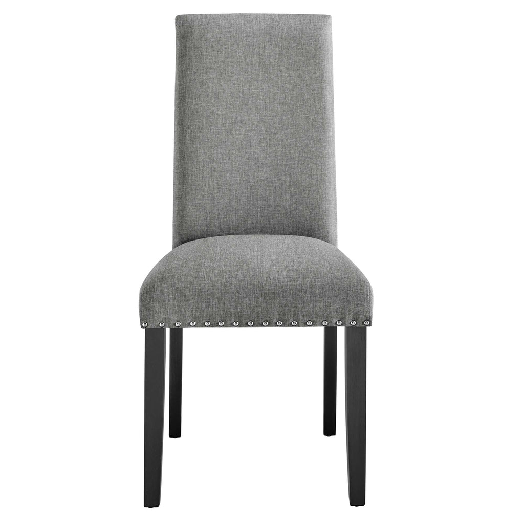 Parcel Dining Upholstered Fabric Side Chair - Light Gray