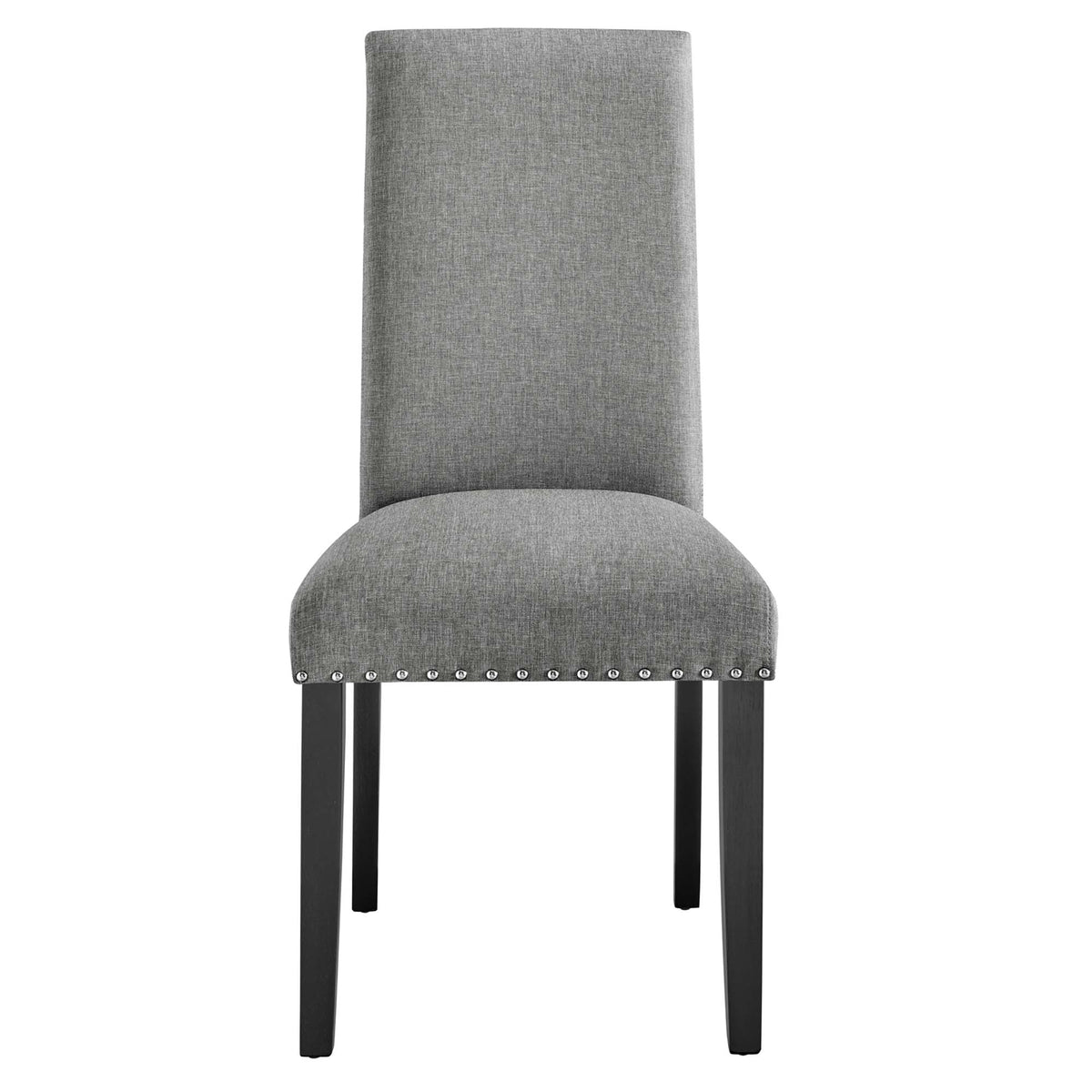 Parcel Dining Upholstered Fabric Side Chair - Light Gray