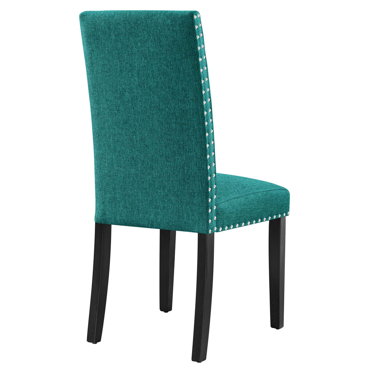 Parcel Dining Upholstered Fabric Side Chair - Teal