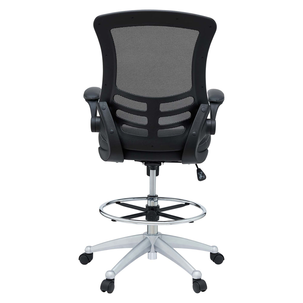 Attainment Vinyl Drafting Chair - Black