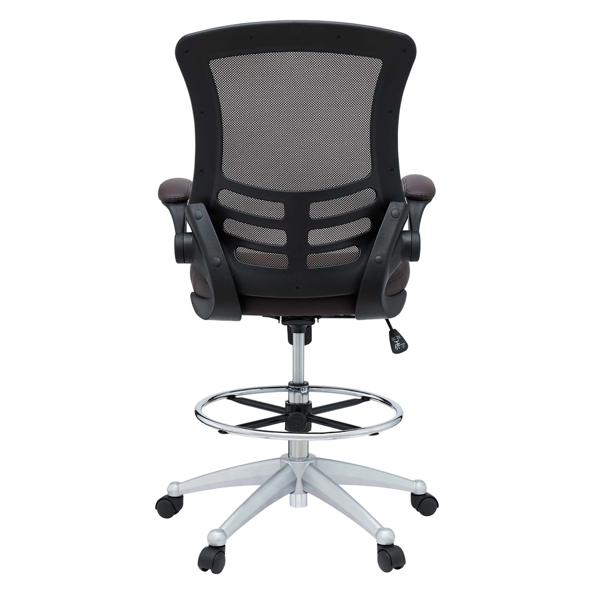 Attainment Vinyl Drafting Chair - Brown