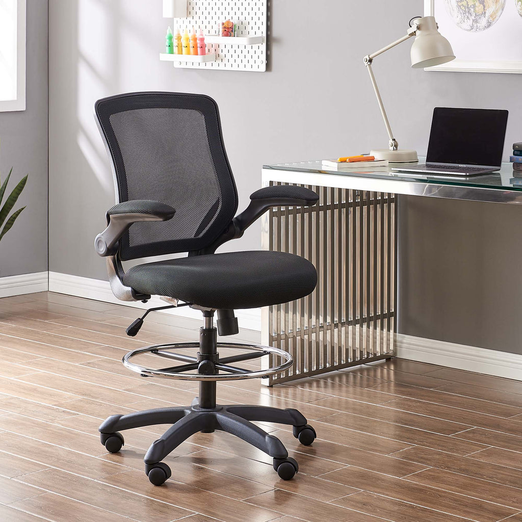 Veer Drafting Chair - Black