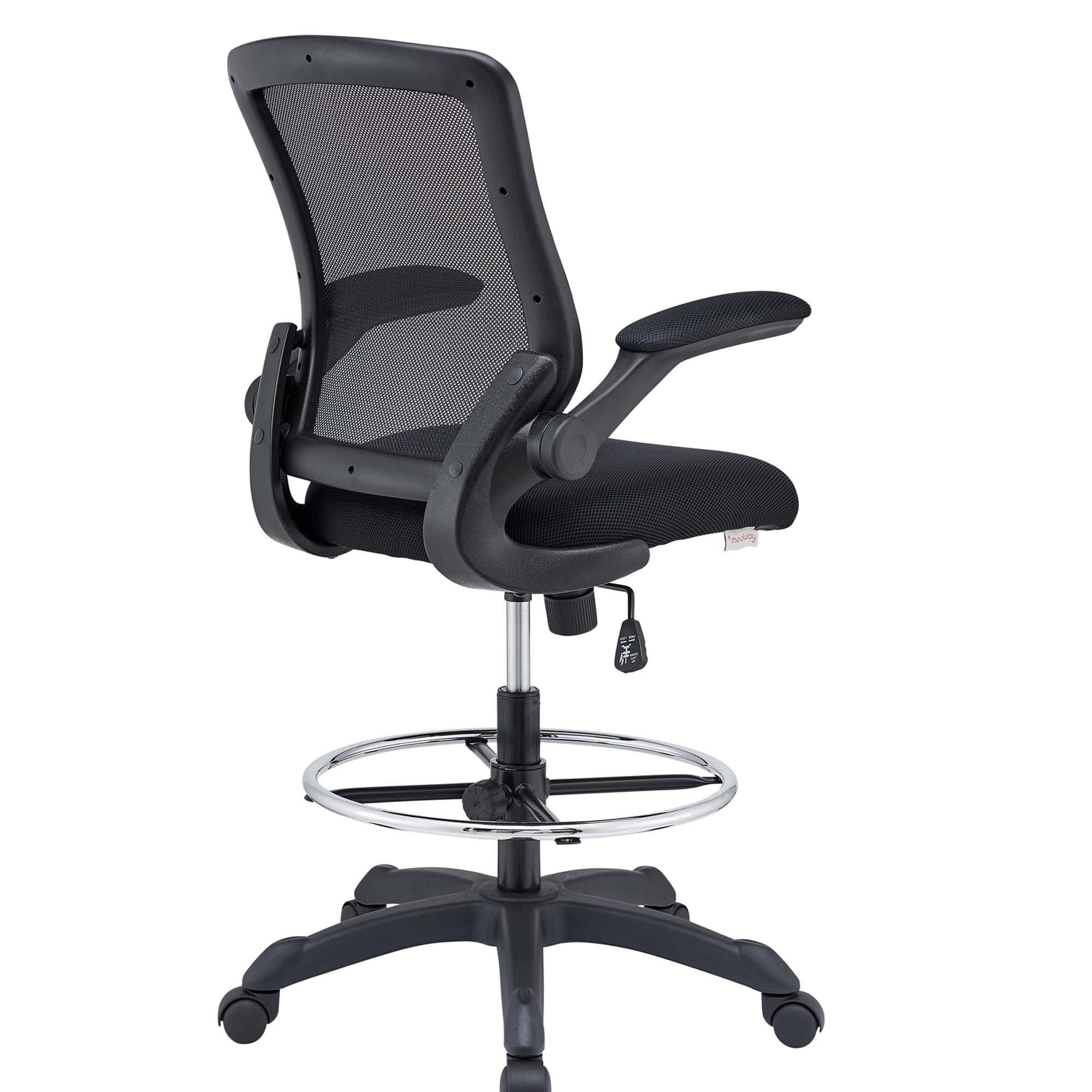 Veer Drafting Chair - Black