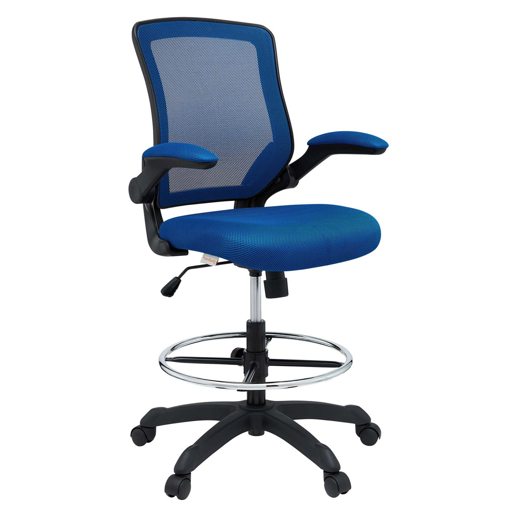 Veer Drafting Chair - Blue