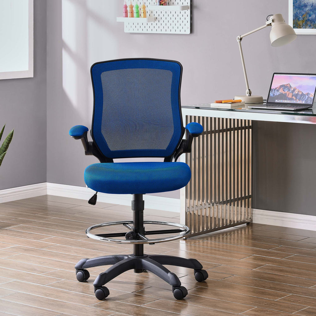 Veer Drafting Chair - Blue