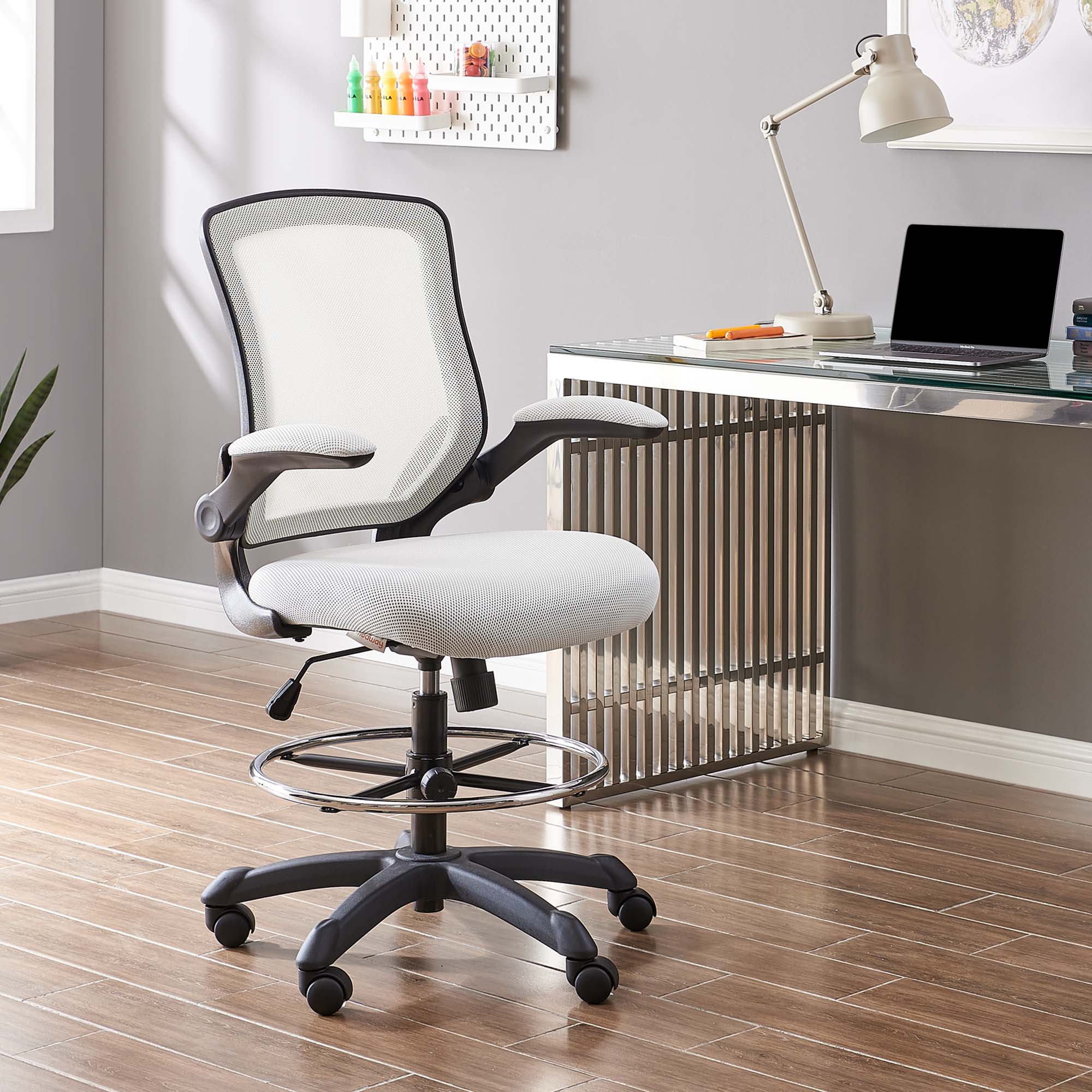 Veer Drafting Chair - Gray