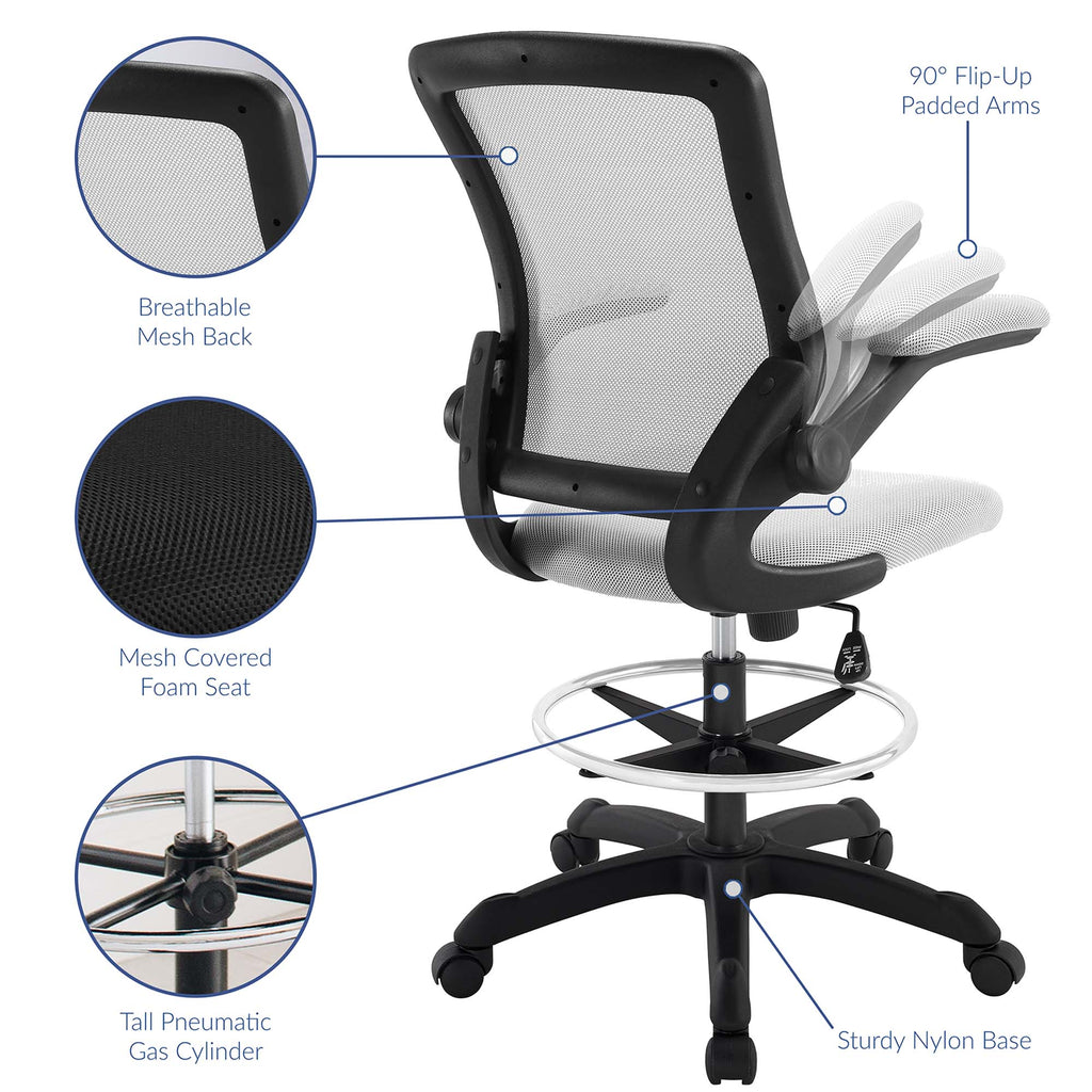 Veer Drafting Chair - Gray