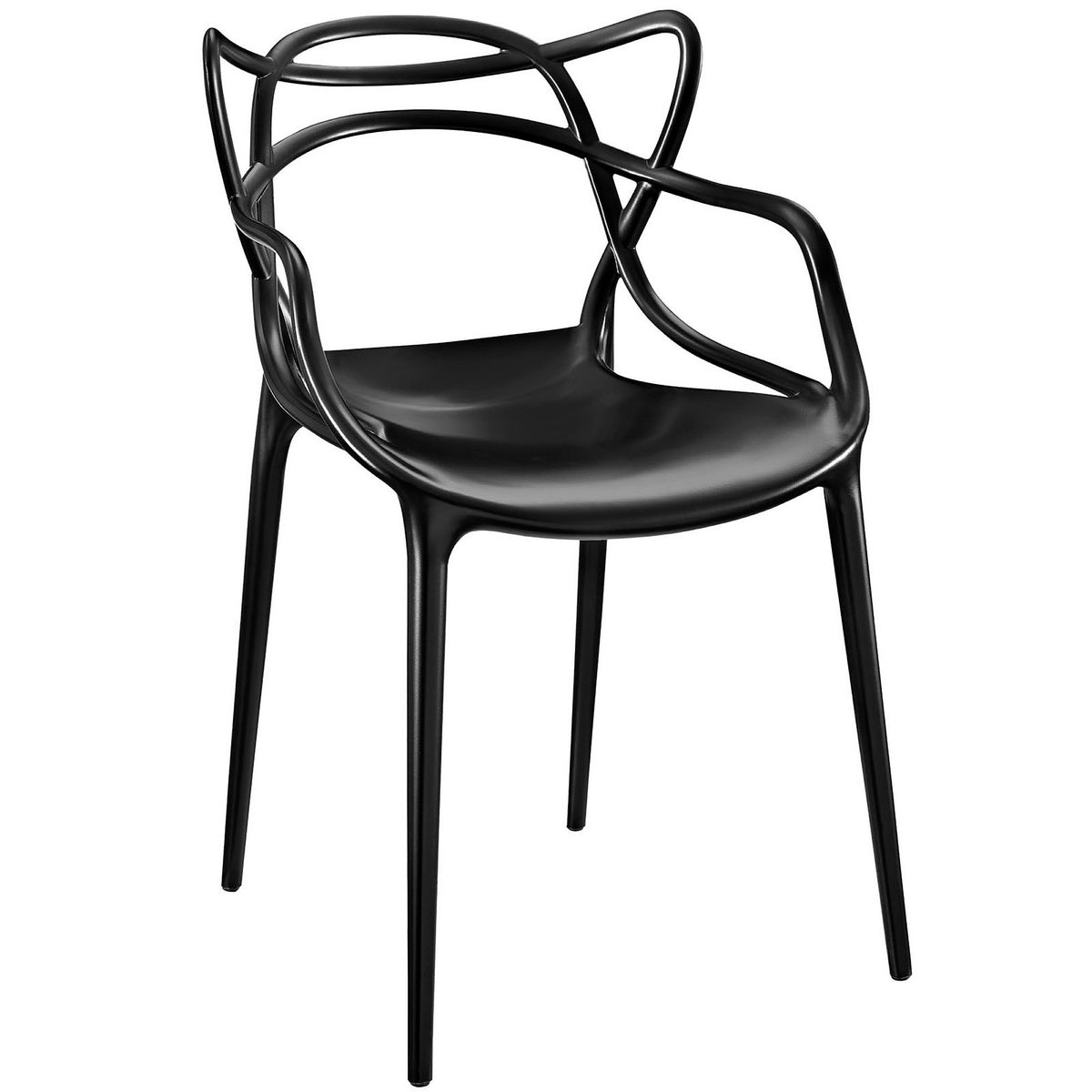 Entangled Dining Armchair - Black