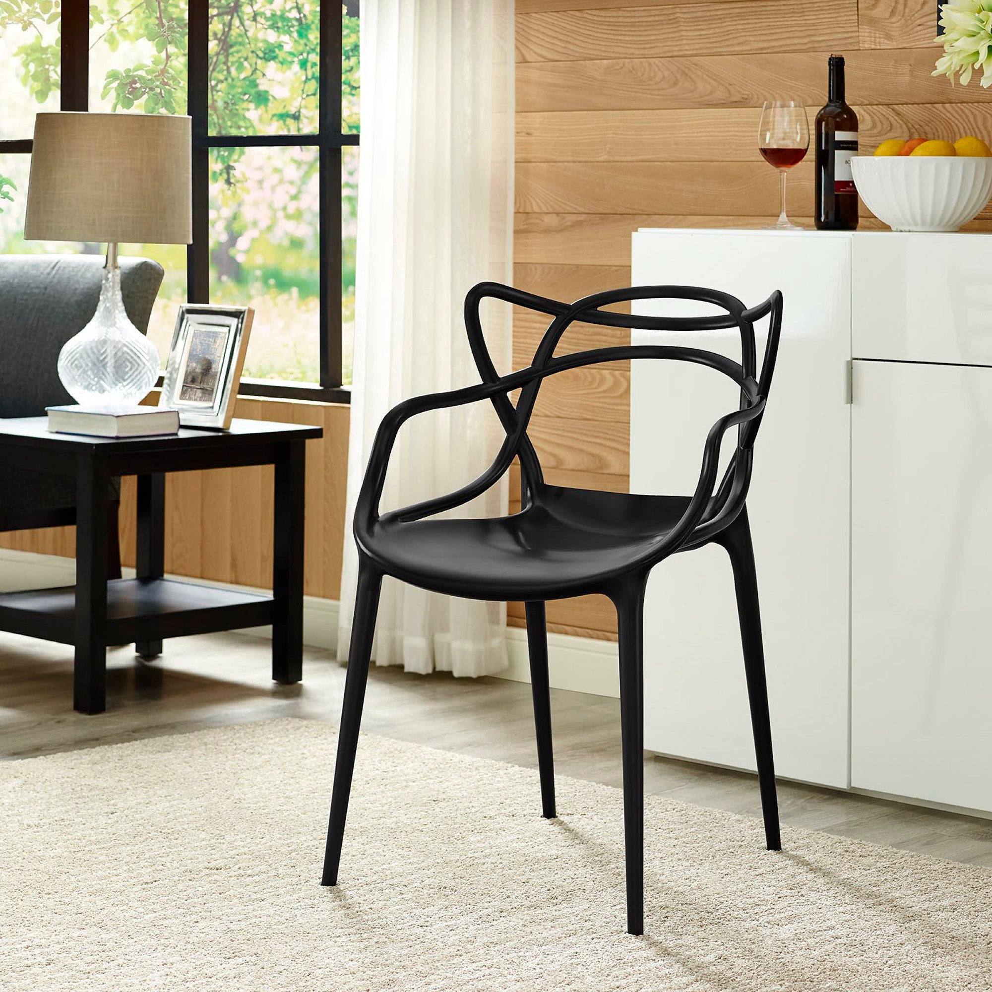 Entangled Dining Armchair - Black