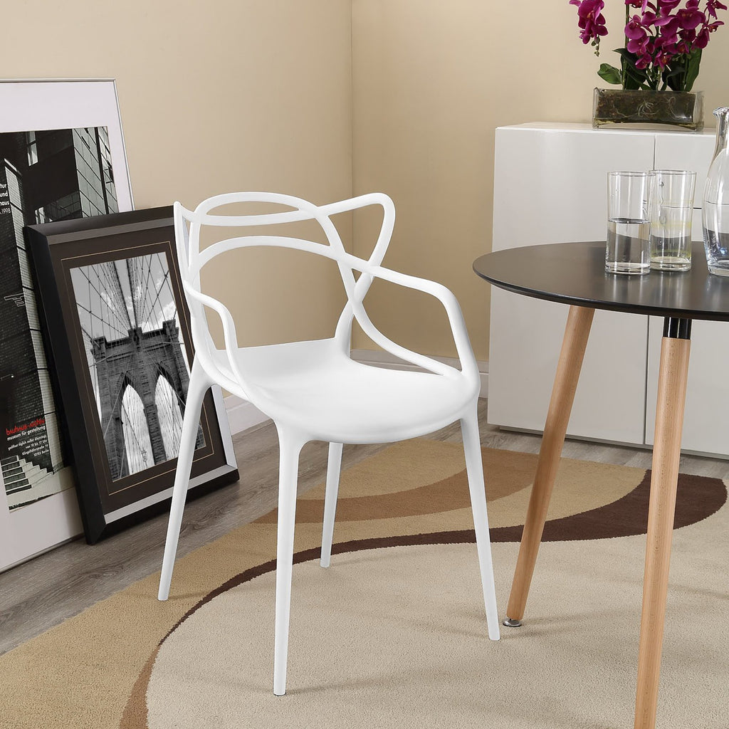 Entangled Dining Armchair - White