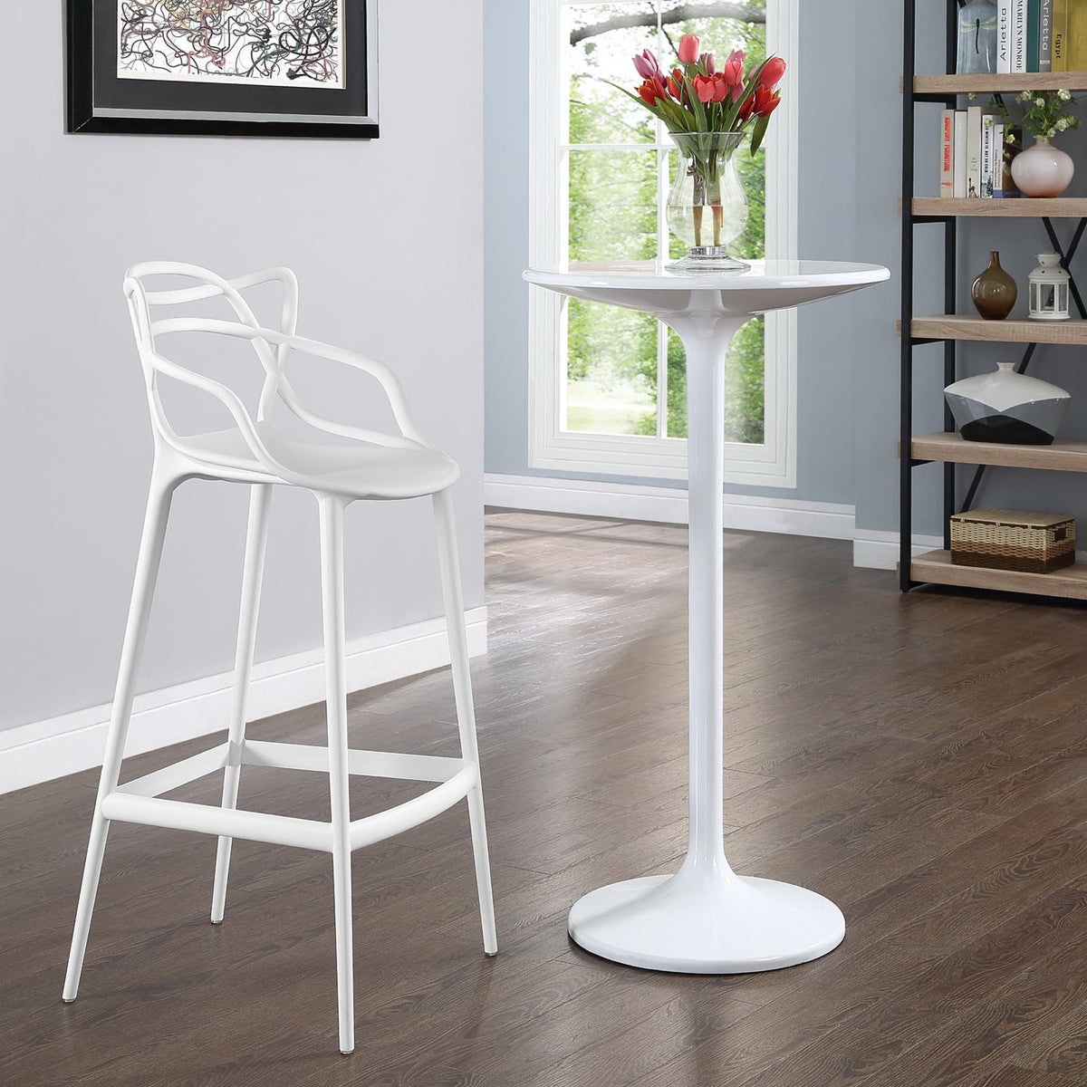 Entangled Bar Stool - White