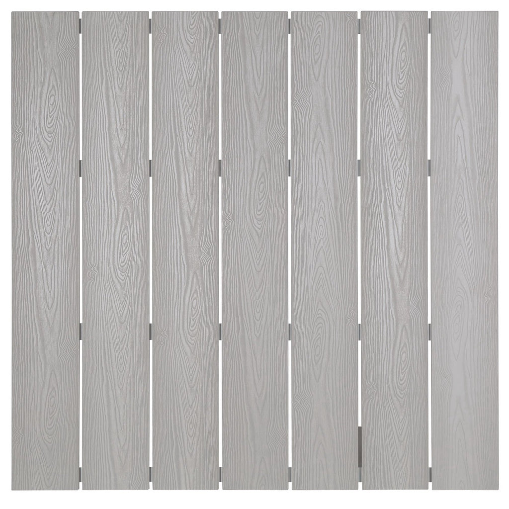 Maine Outdoor Patio Bar Table - White Light Gray