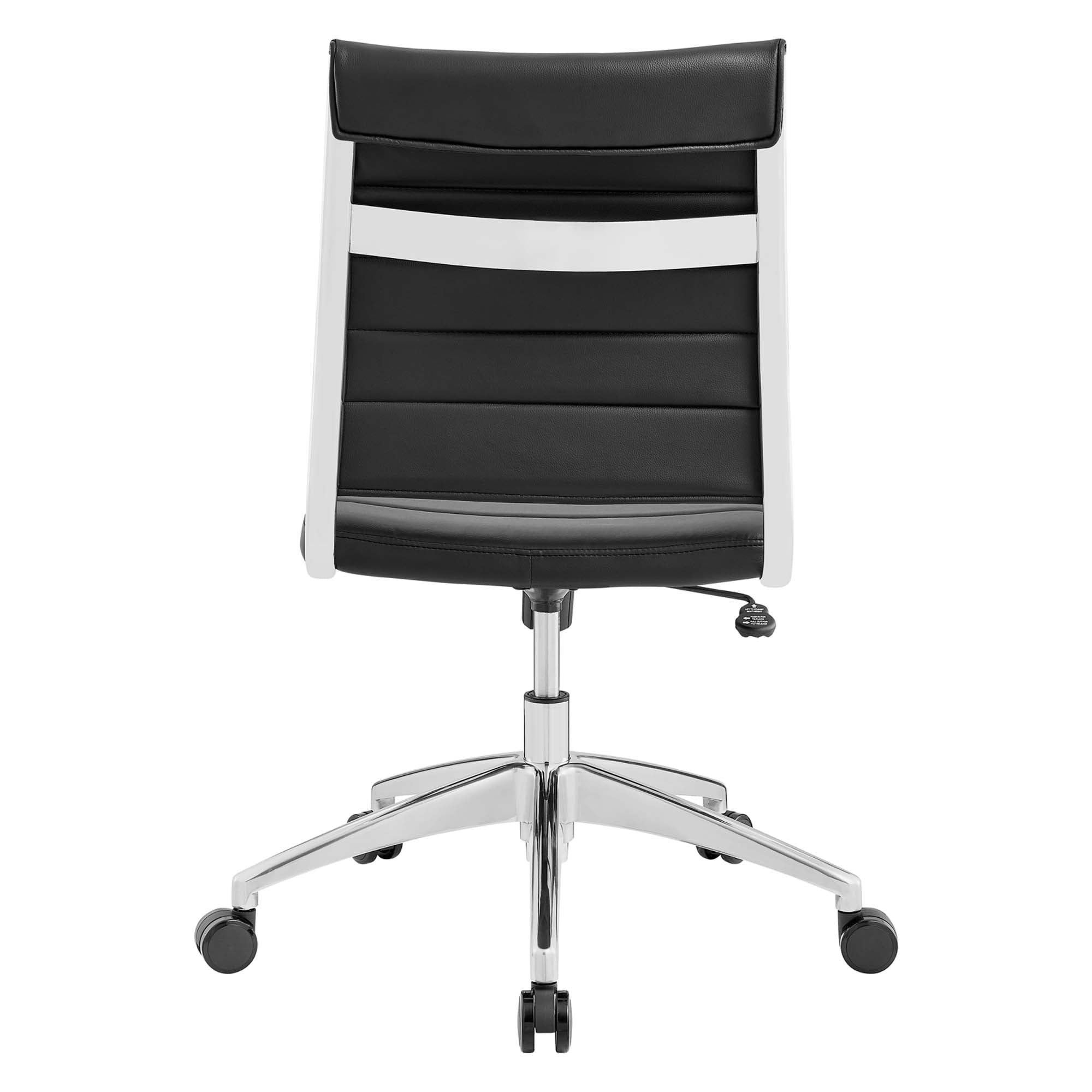 Jive Armless Mid Back Office Chair - Black