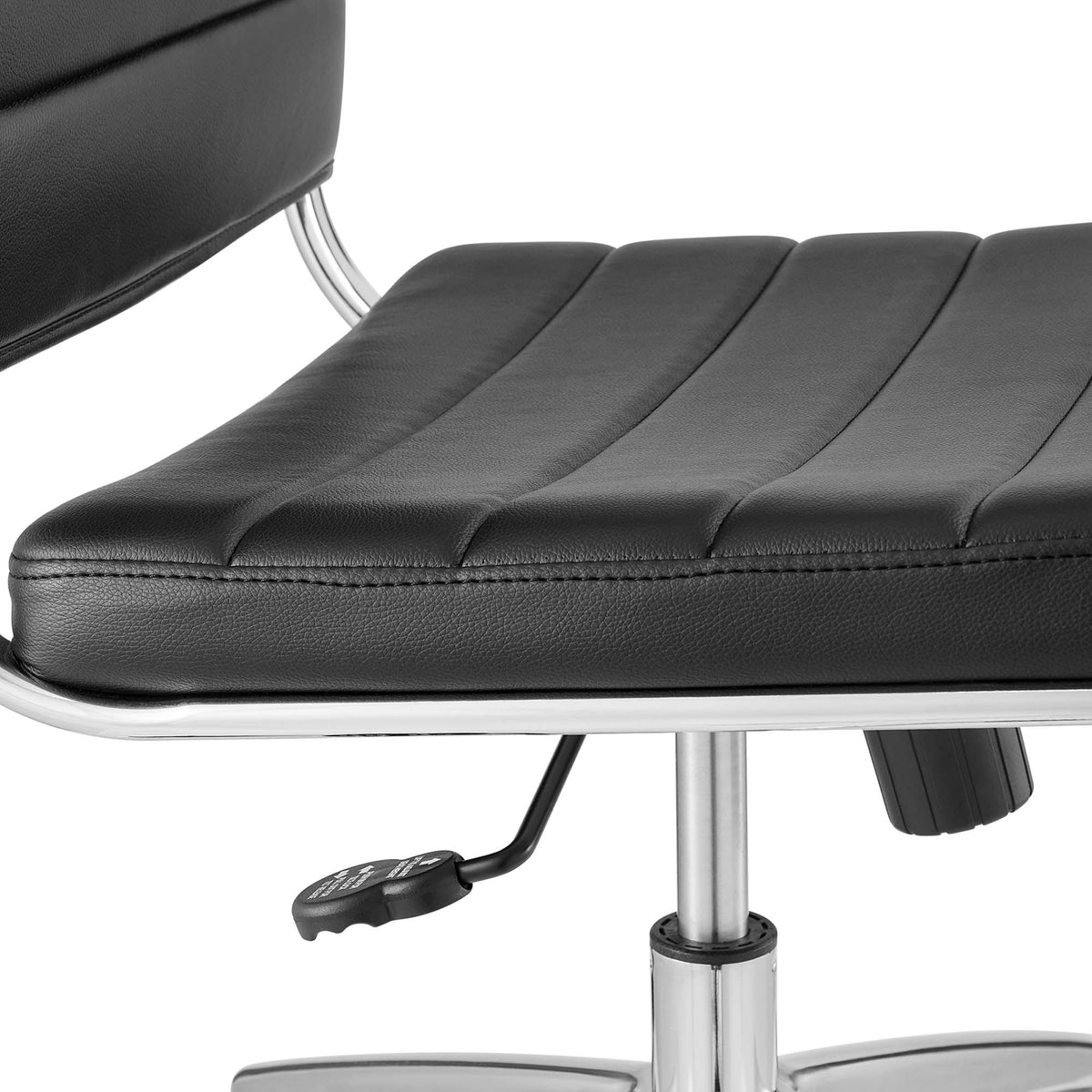 Jive Armless Mid Back Office Chair - Black