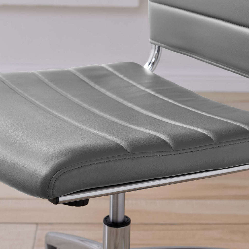 Jive Armless Mid Back Office Chair - Gray