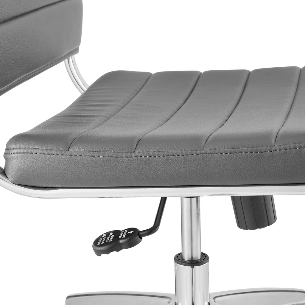 Jive Armless Mid Back Office Chair - Gray