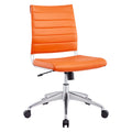 Jive Armless Mid Back Office Chair - Orange