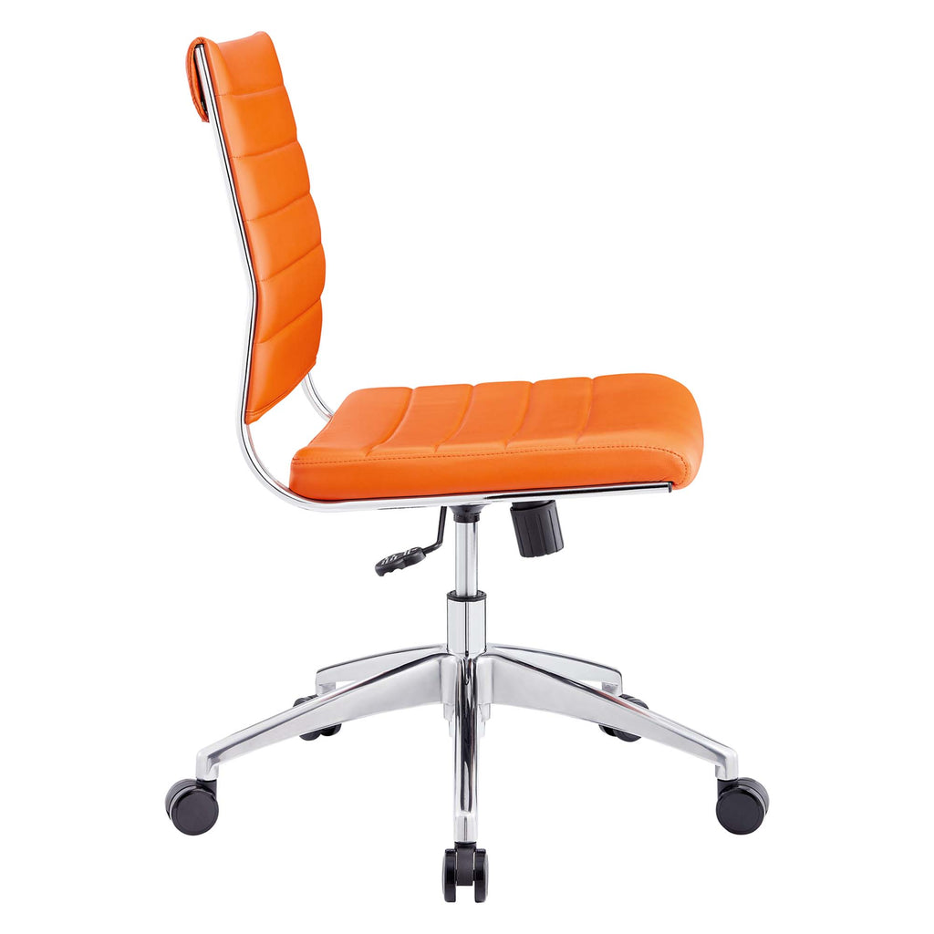 Jive Armless Mid Back Office Chair - Orange