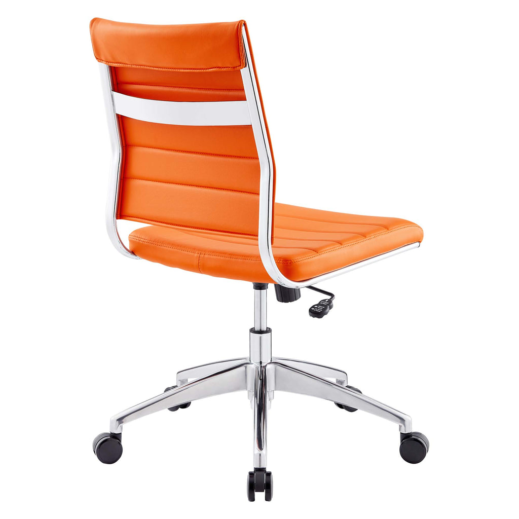 Jive Armless Mid Back Office Chair - Orange