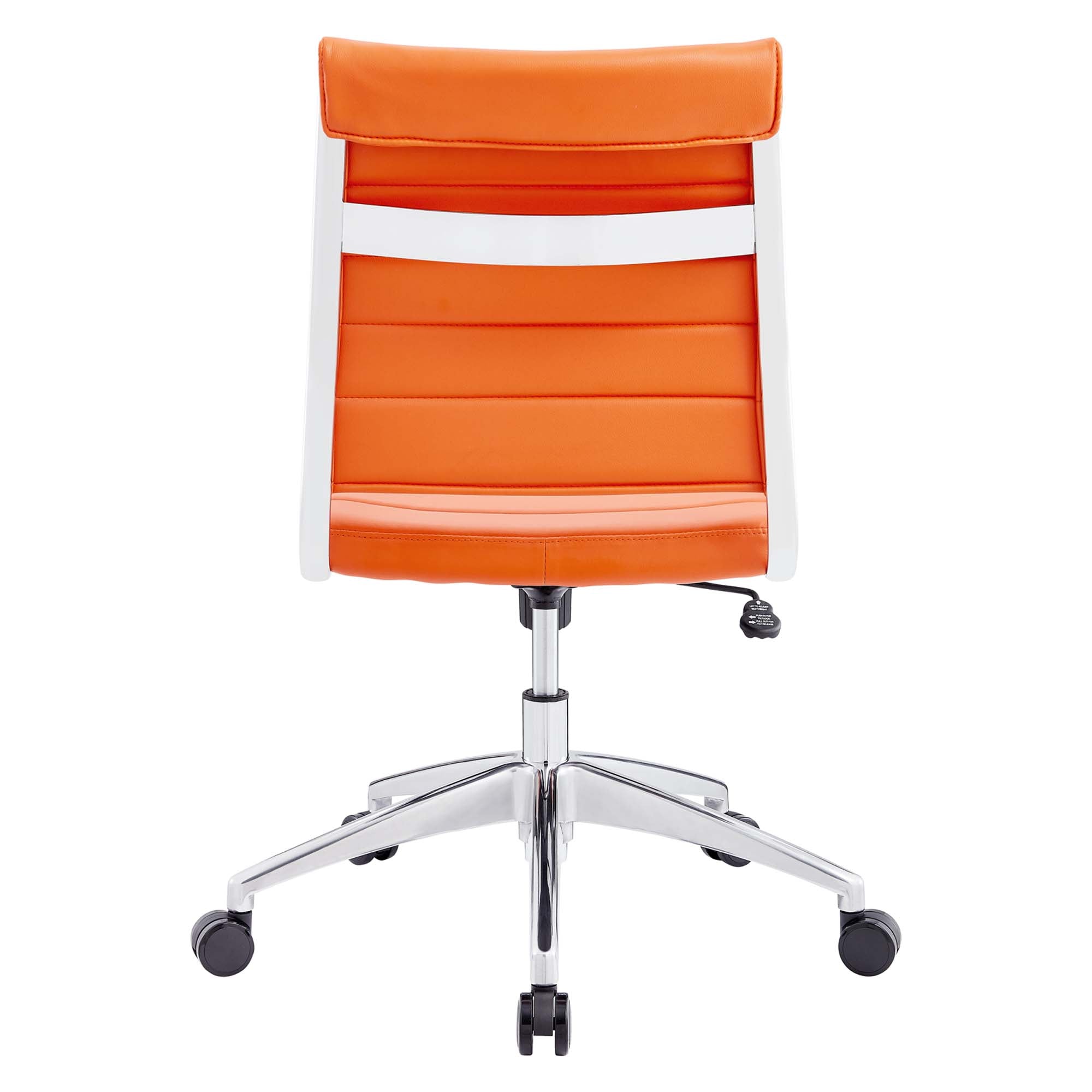 Jive Armless Mid Back Office Chair - Orange