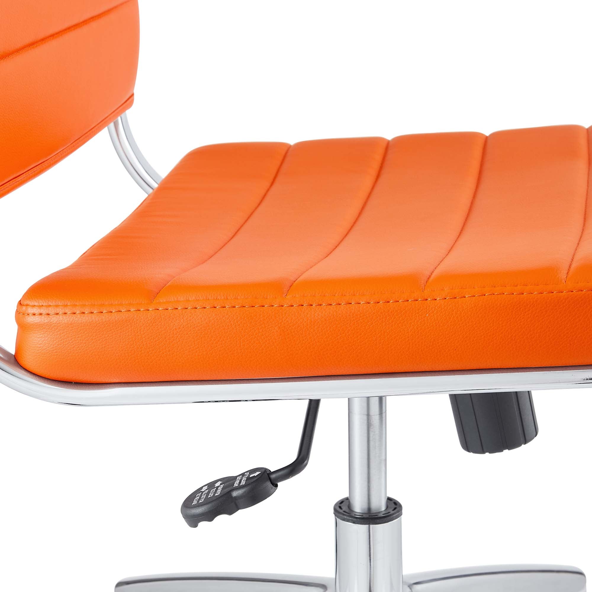 Jive Armless Mid Back Office Chair - Orange