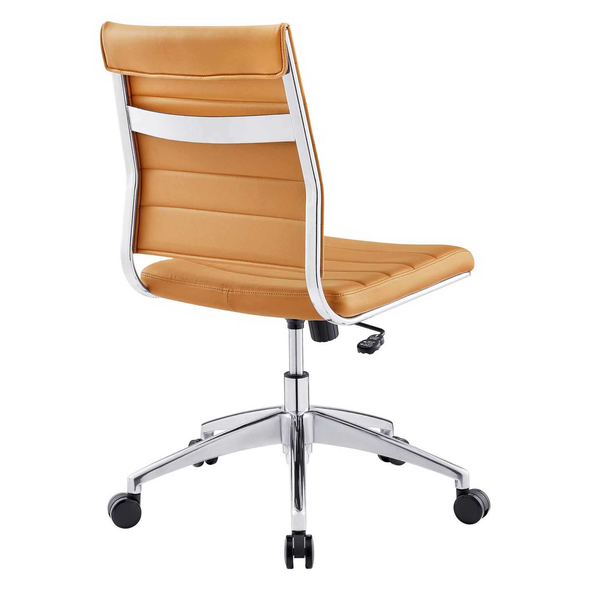 Jive Armless Mid Back Office Chair - Tan