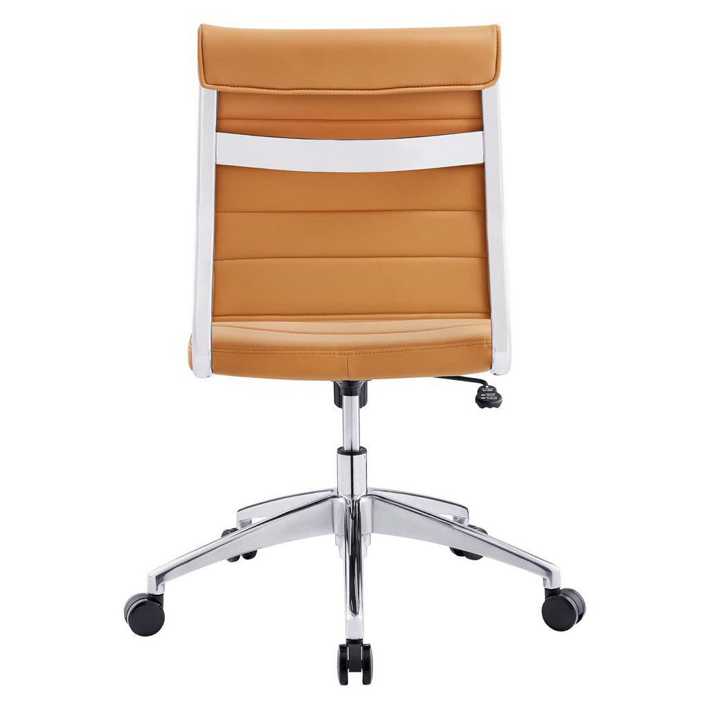 Jive Armless Mid Back Office Chair - Tan