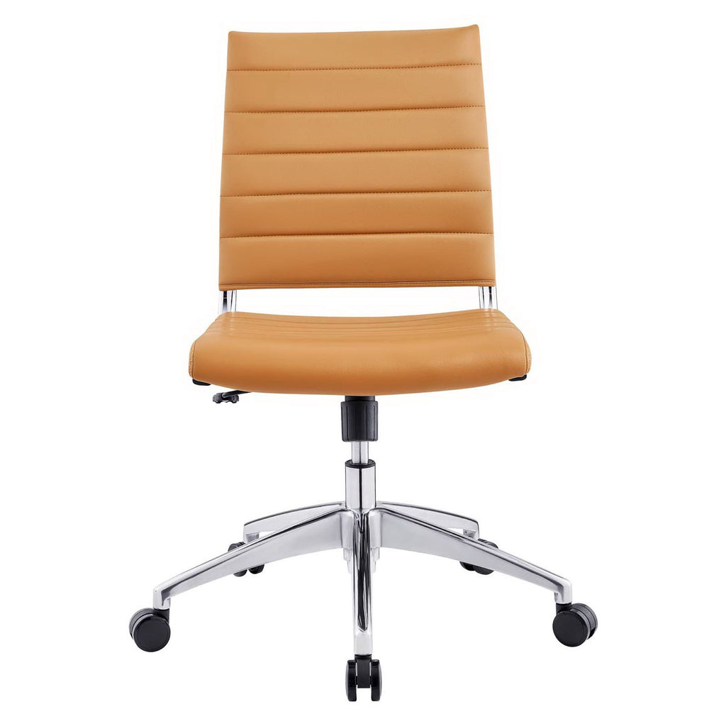 Jive Armless Mid Back Office Chair - Tan