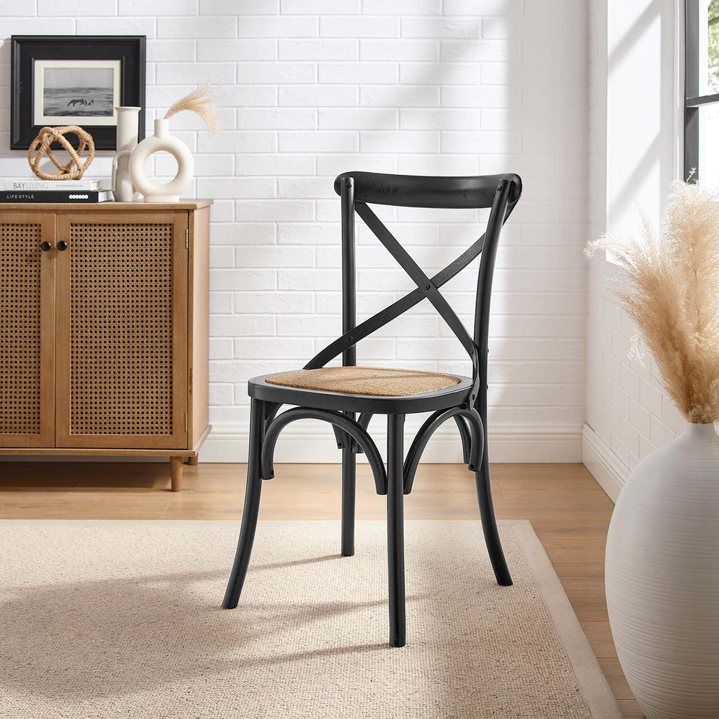 Gear Dining Side Chair - Black (EEI-1541-BLK)