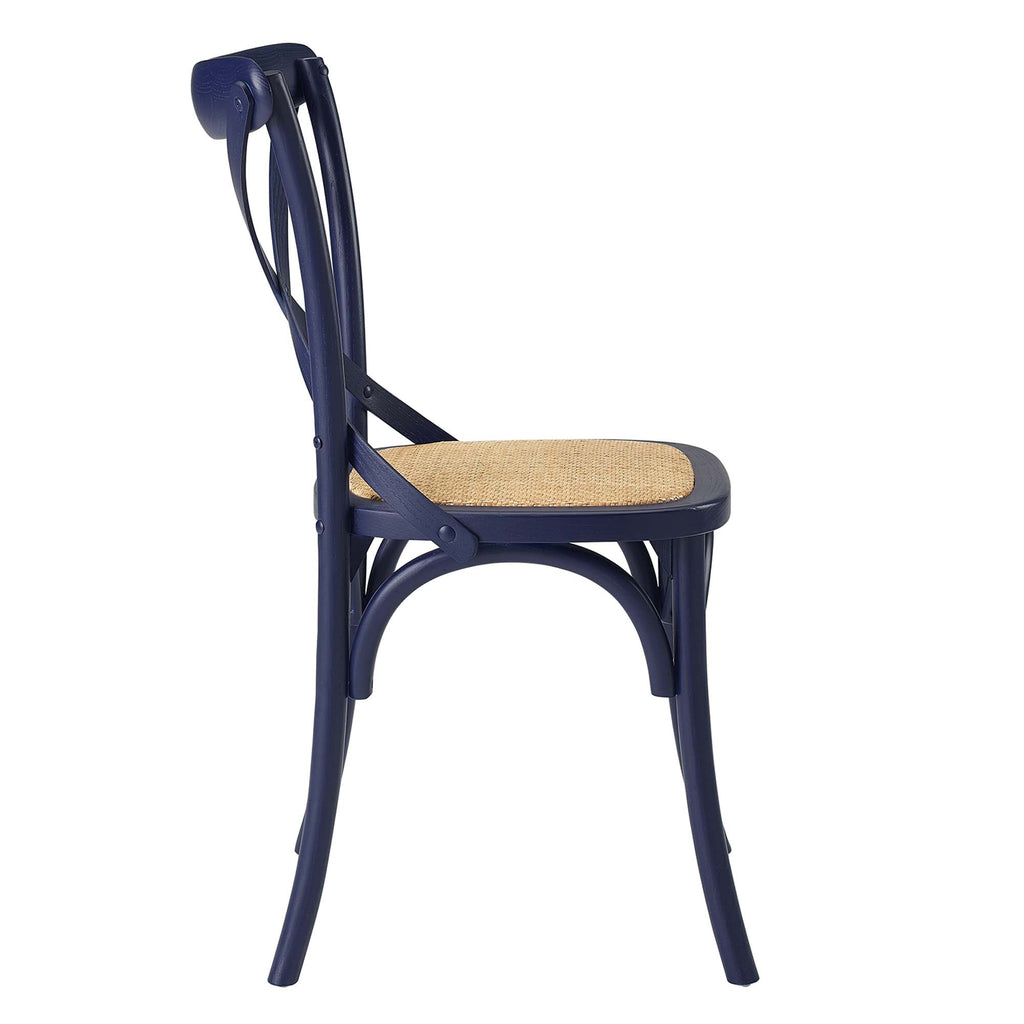 Gear Dining Side Chair - Midnight Blue (EEI-1541-MID)