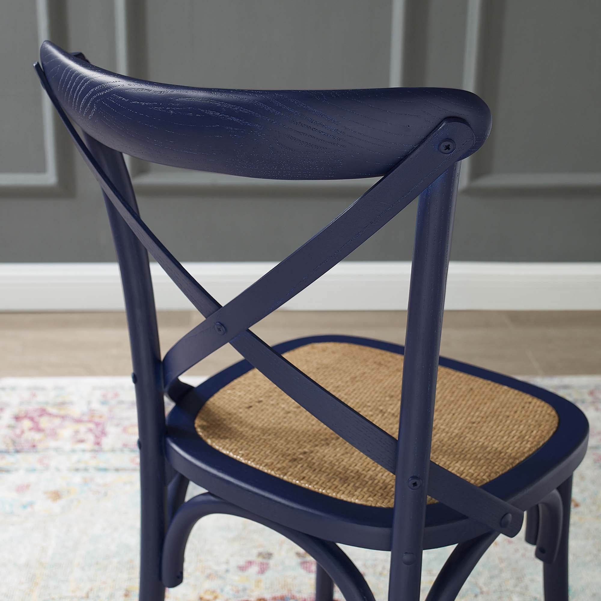 Gear Dining Side Chair - Midnight Blue (EEI-1541-MID)