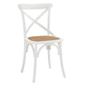 Gear Dining Side Chair - White (EEI-1541-WHI)