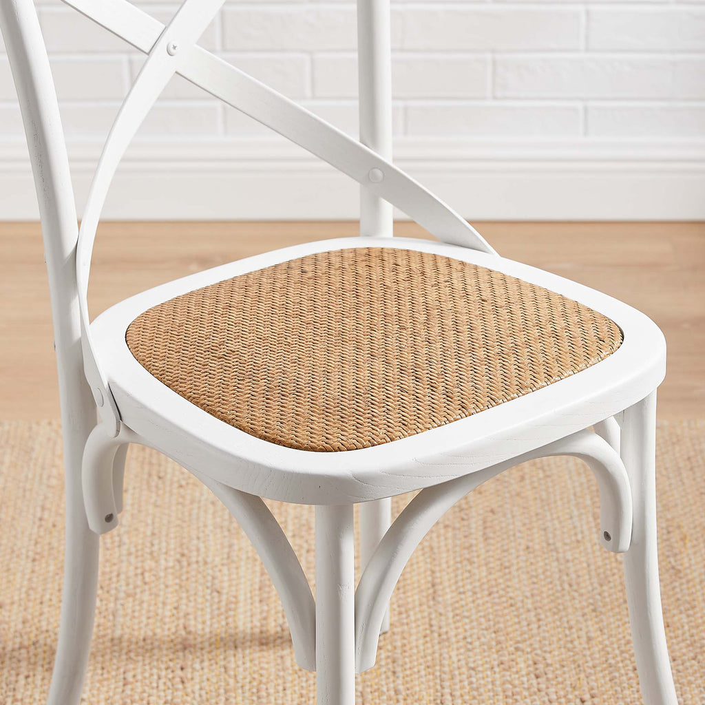 Gear Dining Side Chair - White (EEI-1541-WHI)