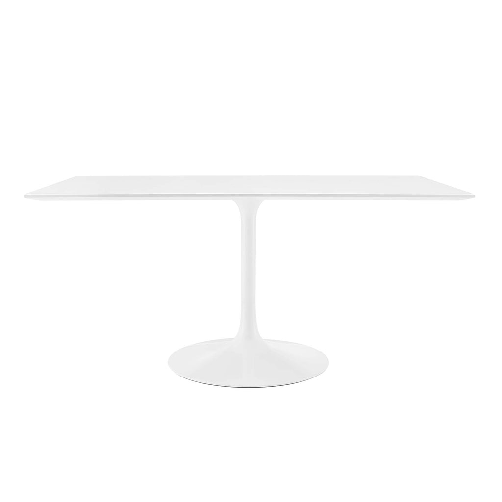 Lippa 60" Rectangle Wood Dining Table - White