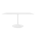 Lippa 60" Rectangle Wood Dining Table - White