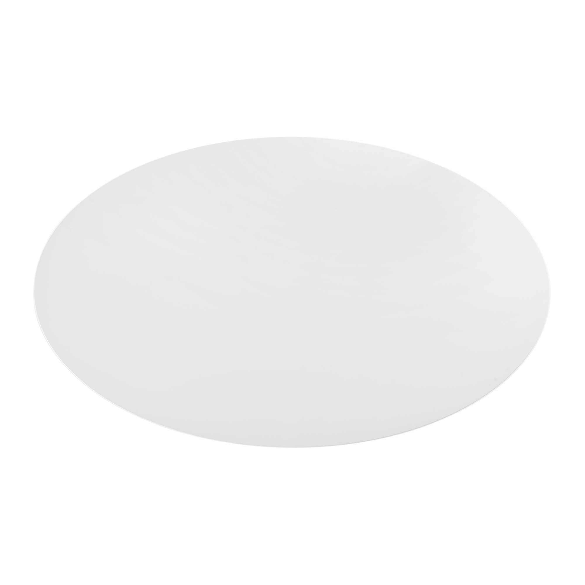 Lippa 78" Oval Wood Dining Table - White