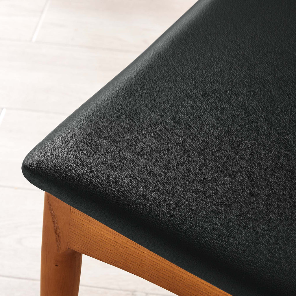 Tracy Wood Dining Chairs Set of 4 - Black