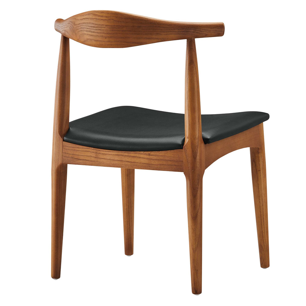 Tracy Wood Dining Chairs Set of 4 - Black