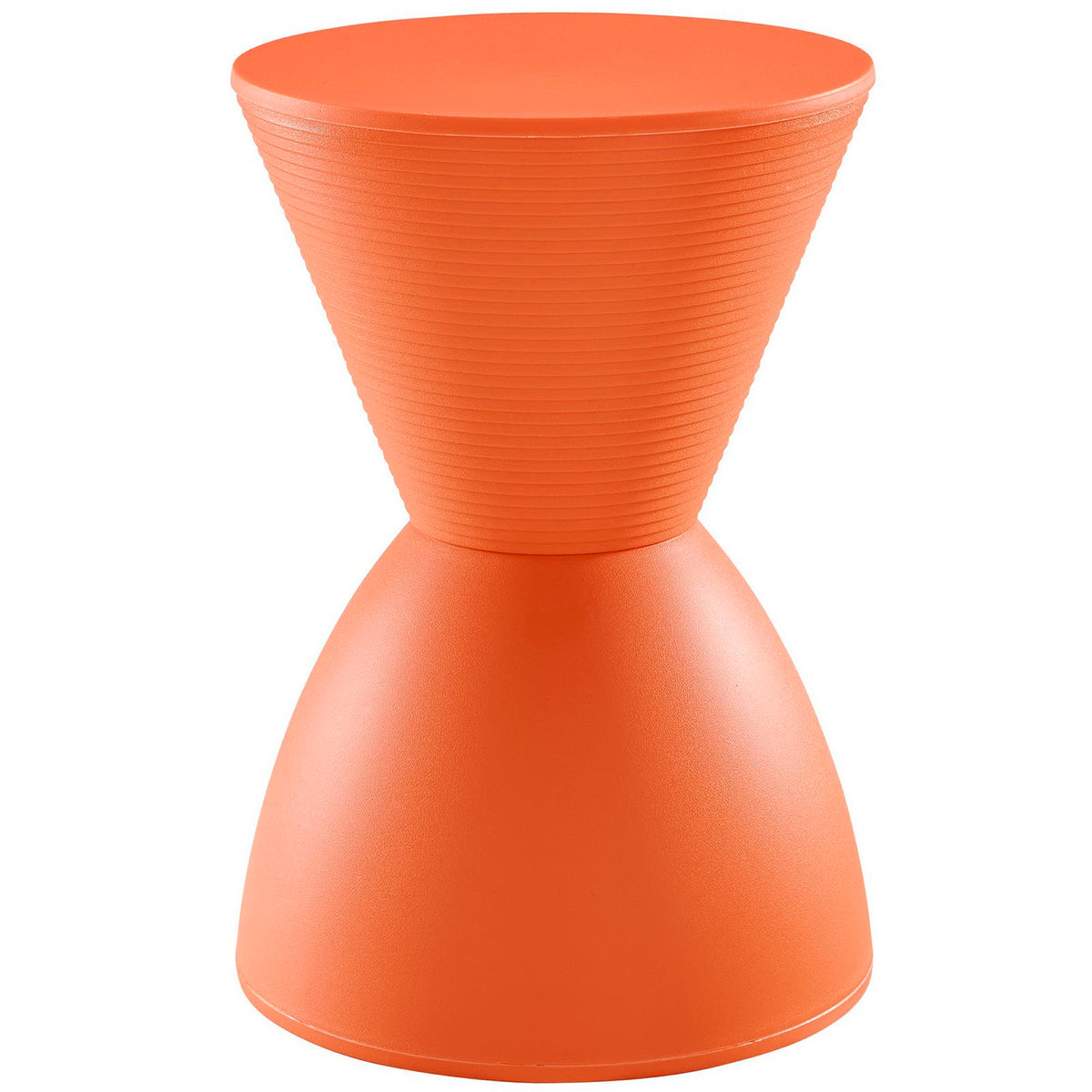 Haste Backless Stool - Orange
