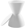 Haste Backless Stool - White