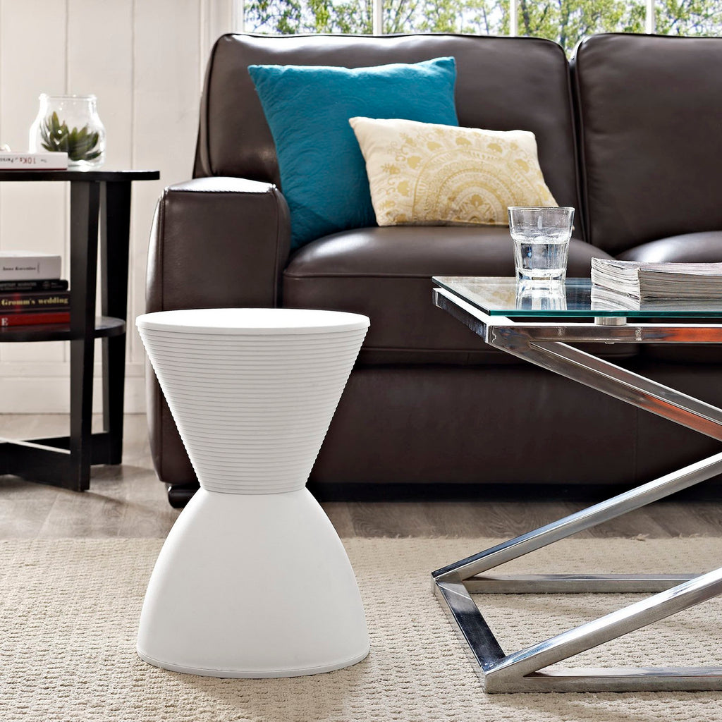 Haste Backless Stool - White