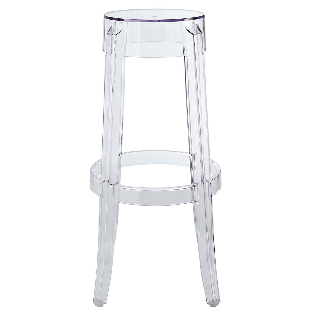 Casper Backless Bar Stool - Clear