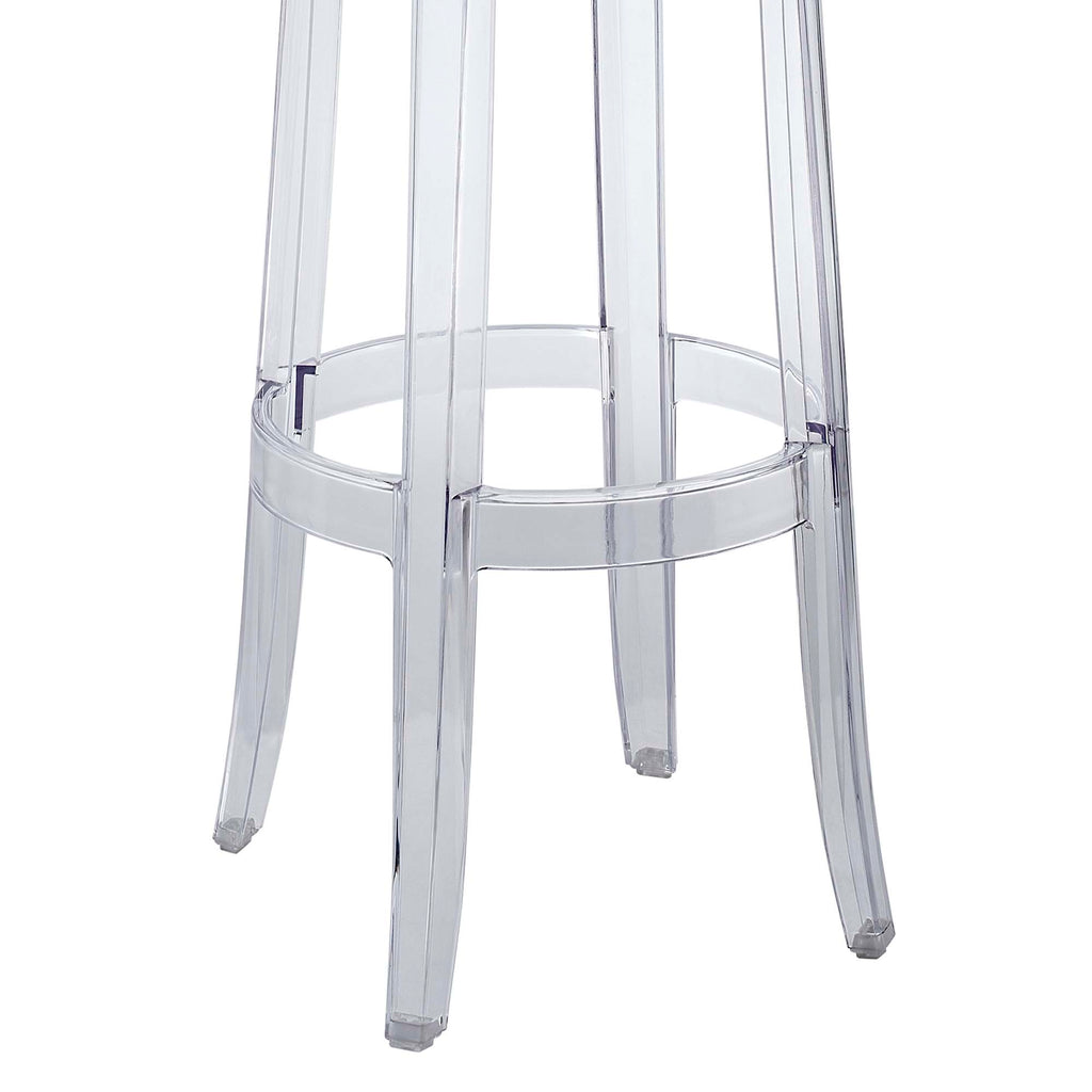 Casper Backless Bar Stool - Clear