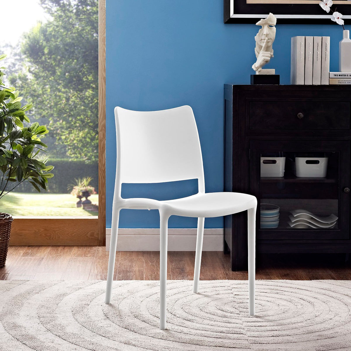 Hipster Dining Side Chair - White