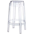 Casper Backless Counter Stool - Clear