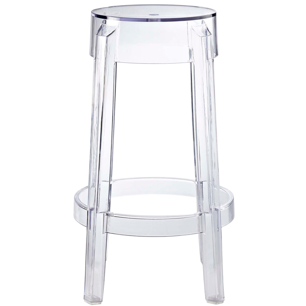 Casper Backless Counter Stool - Clear