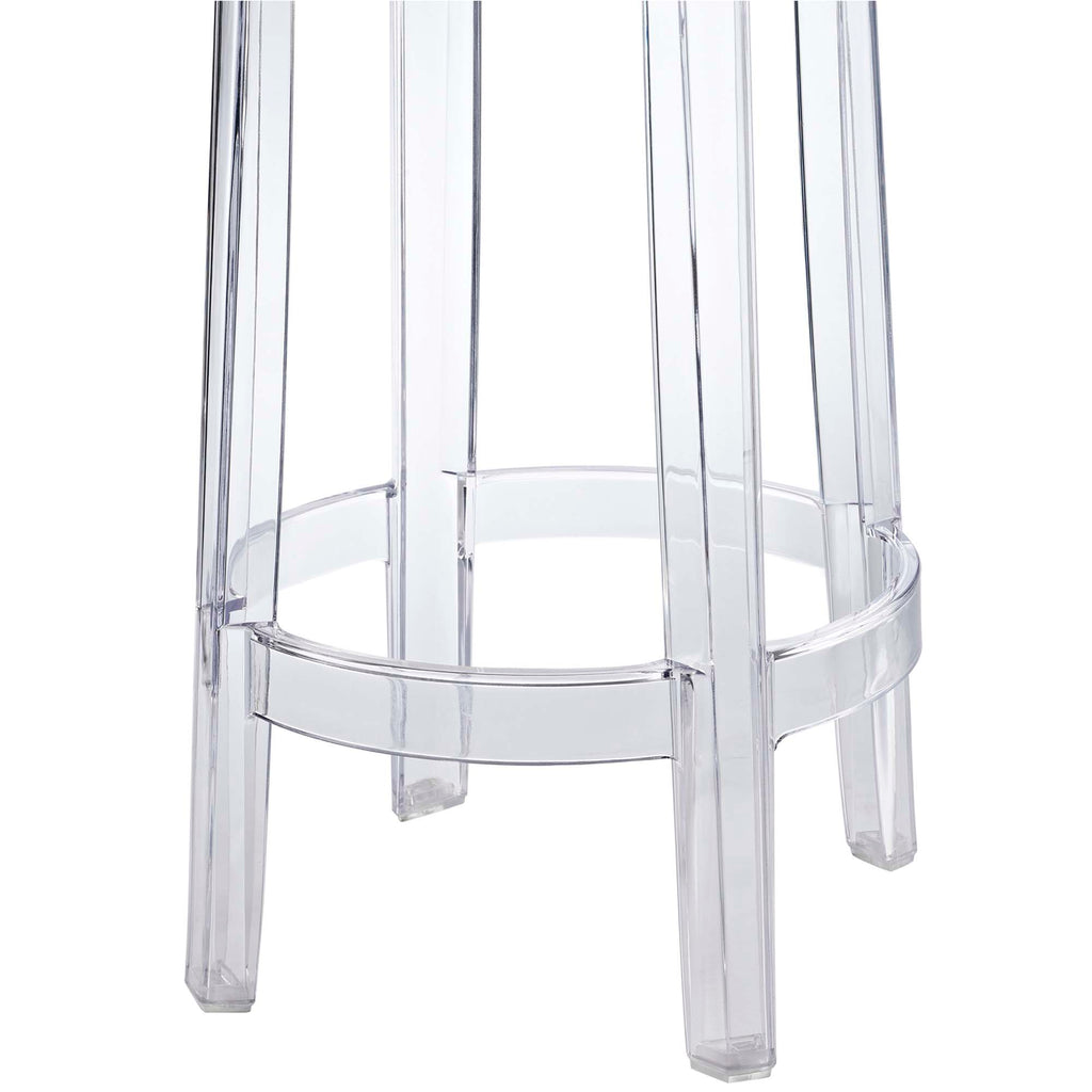 Casper Backless Counter Stool - Clear