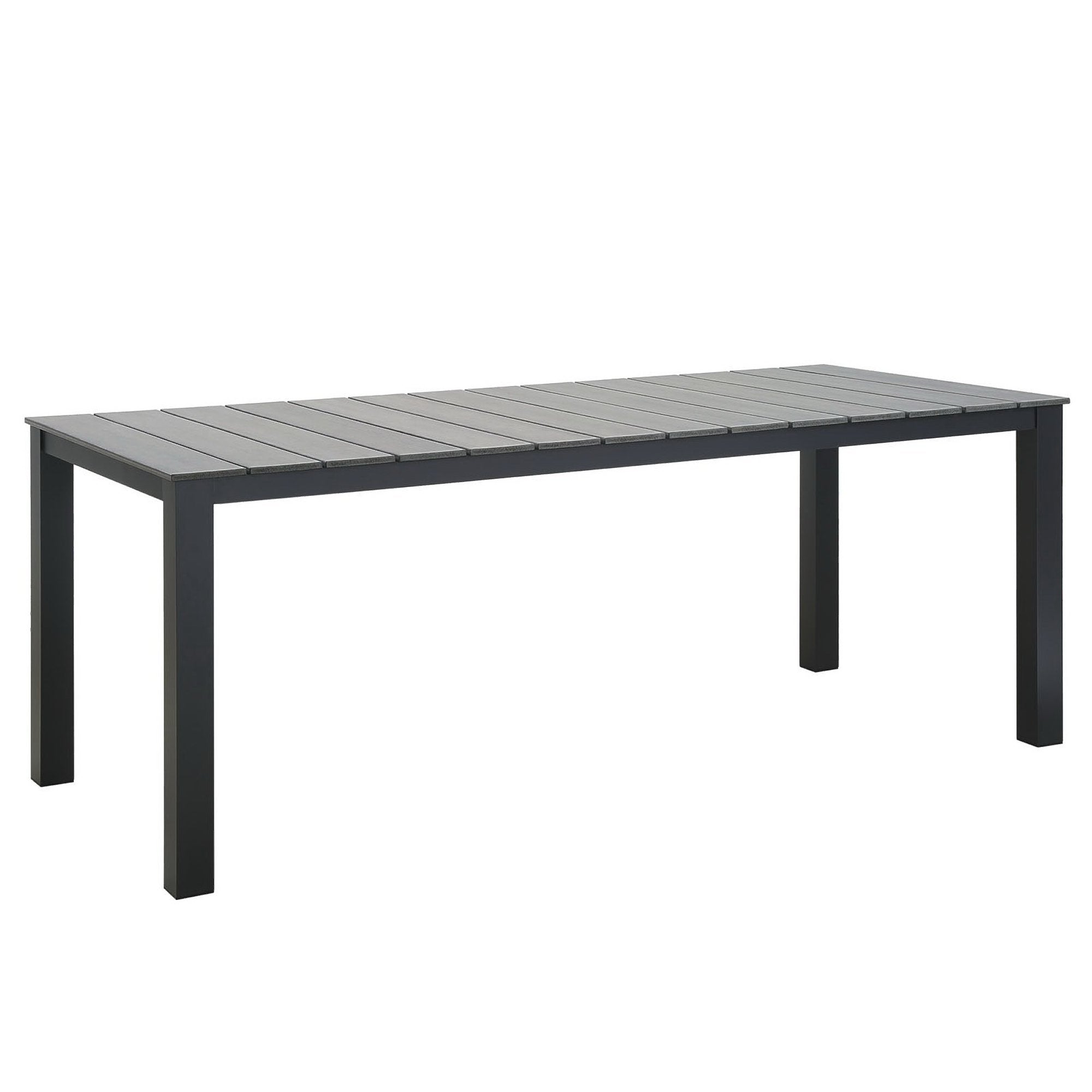 Maine 9 Piece Outdoor Patio Dining Set - Brown Gray