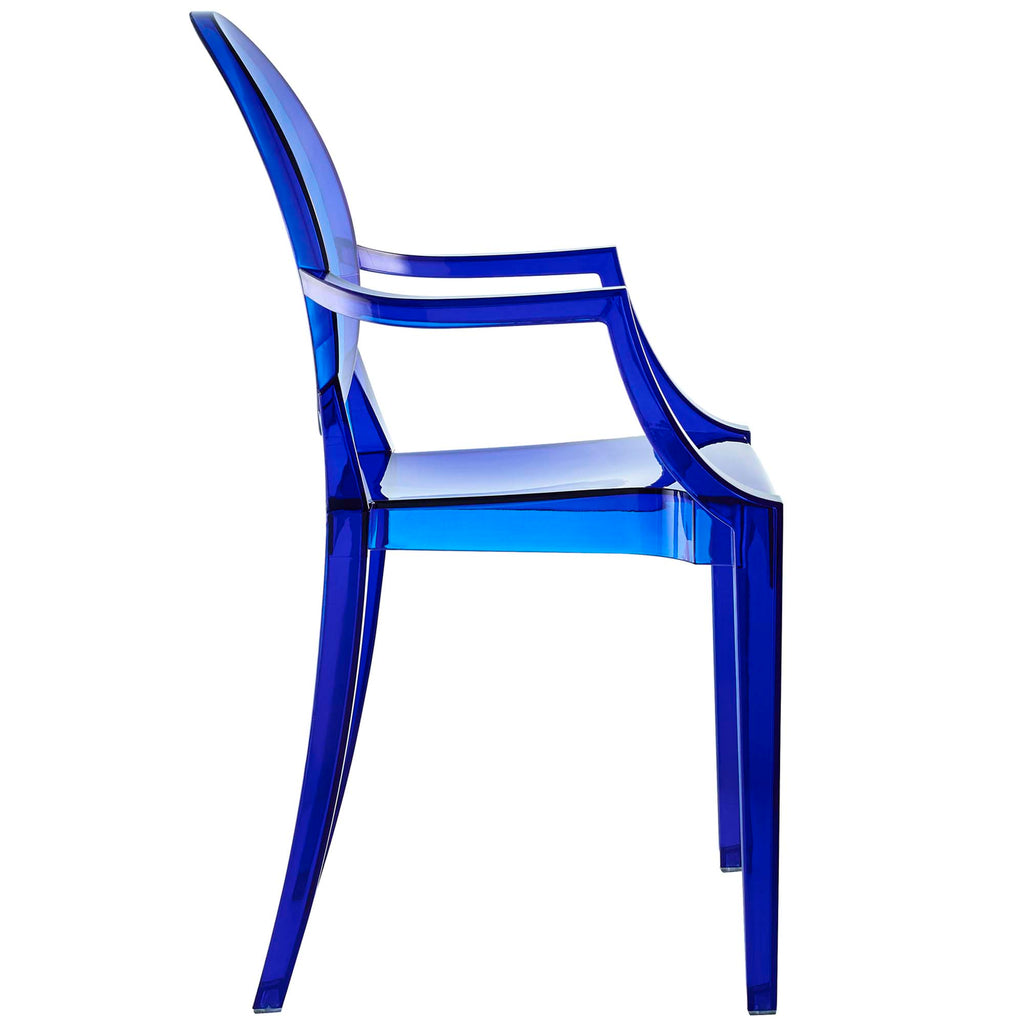 Casper Dining Armchairs Set of 4 - Blue