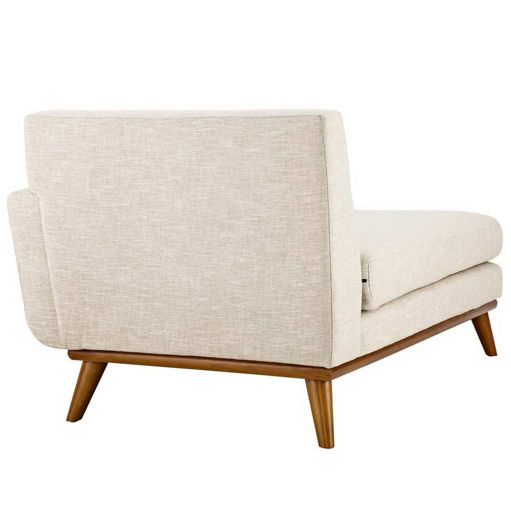 Engage Right-Facing Upholstered Fabric Chaise - Beige
